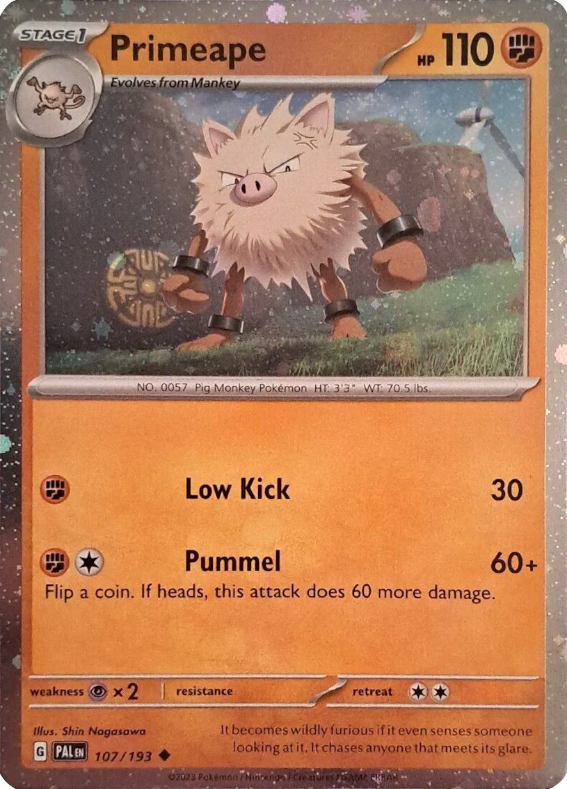 Primeape - 107/193 - Cosmos Holo
